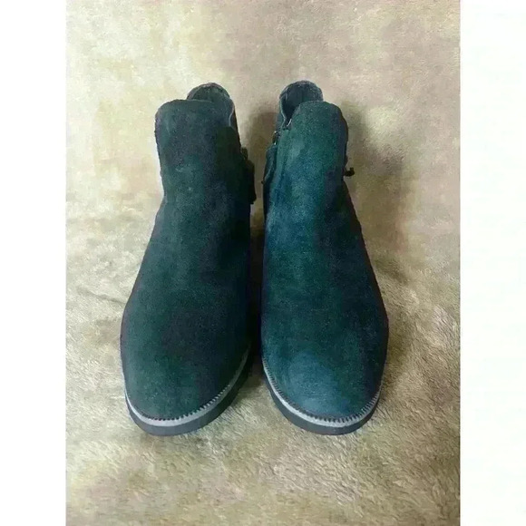 Reef Blue Suede Booties Women’s Size 7/EU 37.5 - Picture 2 of 8